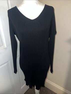 h&m cable knit sweater dress Women's Cream Cable-Knit Dress
